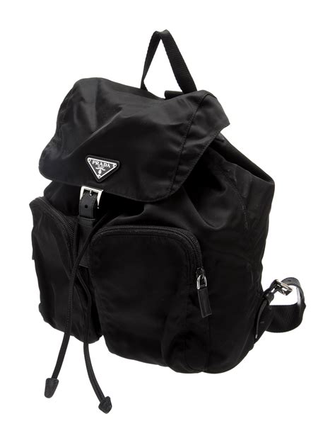 prada sacca tessuto|prada leather backpack.